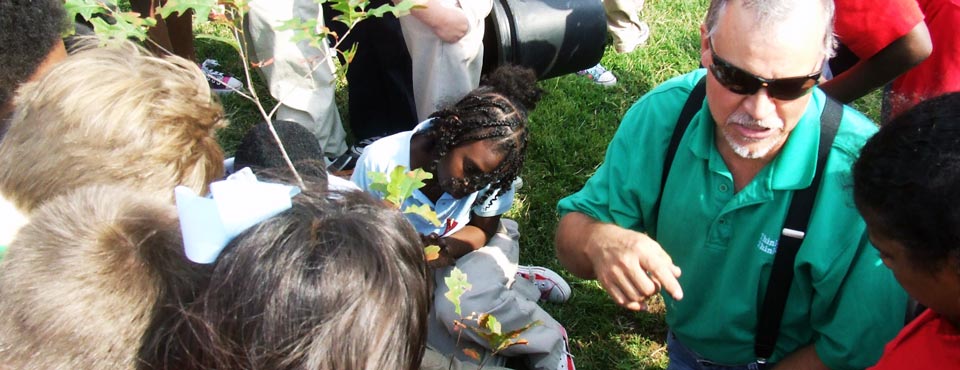 Local tree planting with Tennessee Environmental Council.