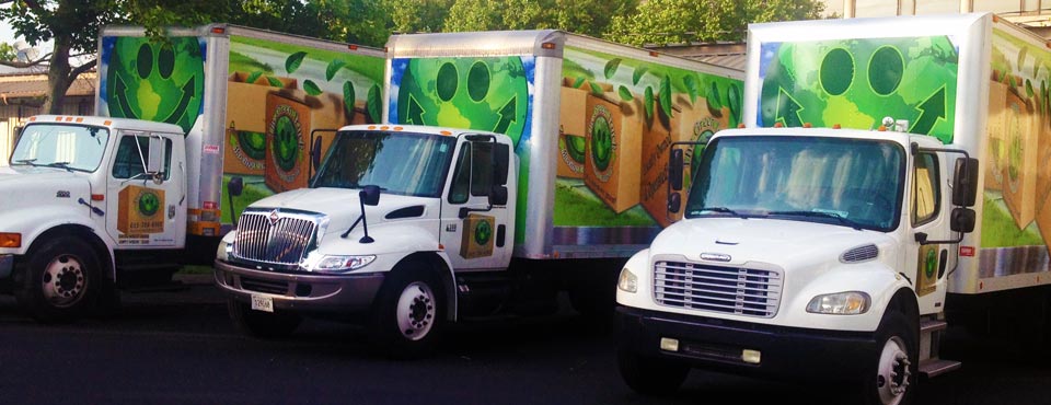 Honk when you see The Green Truck in honor of Eco-friendly living.